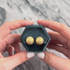 Vintage Italian 18k Yellow Gold Glittering Textured Omega-Back Stud Earrings- Video showing the piece