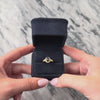 Vintage 18k Yellow Gold [Custom Carat] Oval Cabochon Halo Ring - Video showing the piece