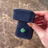 Vintage 10k Yellow Gold 2.23cttw Green Turquoise Precious Cabochon Quatrefoil Ring - Video showing the piece