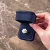 Vintage 14k Yellow Gold 1.89cttw Opal Rainbow-Flashing Floral Tower Ring - Video showing the piece