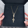 Vintage Italian 14k Yellow Gold 8.23ct Rutilated Quartz Fringe Dangle Necklace - Video showing the piece