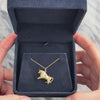 Vintage 18k Yellow Gold Dimensional Charging Bull Charm / Pendant - Video showing the piece