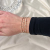 Estate 14k Yellow Gold 1.6cttw Diamond Coil of Lights Articulating Bracelet  - Video showing the piece