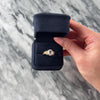 Vintage 14k Yellow Gold 2.54ct Rose Quartz Diamond Dazzling Ribbed Shoulder Ring - Video showing the piece
