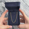 Vintage 14k Yellow Gold Box Link Necklace - Video showing the piece
