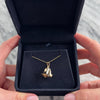 Vintage 14k Rosy Yellow Gold Bright Ringing Bell Charm / Pendant