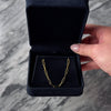 Vintage Italian 14k Yellow Gold Paperclip Link Necklace - Video showing the piece