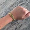 Vintage Italian Heavy 18k Yellow Gold Fabulous Wire Cuff Bracelet - Video showing the piece