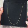 Vintage Italian 14k Yellow Gold 1.1mm Stunning Sleek Snake Chain - Video showing the piece