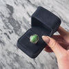 Vintage 14k White Gold 10.68ct Green Jade Brutalist Ring - Video showing the piece