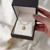 Antique 14k Yellow Gold 1.01ct Sugarloaf Blue Sheen Moonstone Deco Charm Pendant - Video showing the piece