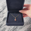Antique 14k Yellow Gold Synthetic Ruby Spiraling Swirl Bezel Charm / Pendant - Video showing the piece