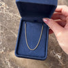 Vintage Italian 14k Yellow Gold 1.15mm Delicate Laser-Cut Rope Chain - Video showing the piece