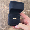 Vintage 14k Yellow Gold Diamond Intricate Engraved Eternity Band Ring 6.00