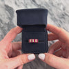 Vintage 14k Yellow Gold 1.14cttw Ruby Diamond Stunning Marquise Line Band Ring - Video showing the piece
