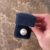 Vintage 14k Yellow & White Gold Diamond Mabe Pearl Magnificent Glowing Statement Ring - Video showing the piece