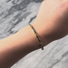 Vintage 14k Gold 1.4cttw Sapphire Buckle Link Channel-Set Line Bracelet - Video showing the piece