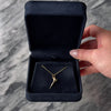 Vintage 14k Yellow Gold Dart Arrow Charm / Pendant - Video showing the piece