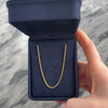 Vintage 14k Yellow Gold Everyday 1.4mm Wheat Chain 18