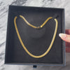 Vintage Italian 14k Yellow Gold Pretty Textured Woven Link Necklace - Video showing the piece