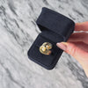 Vintage 14k Yellow Gold Pearl Sinuous Waves Statement Ring - Video showing the piece