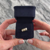 Vintage 14k Yellow & White Gold .63cttw Diamond Dazzling Diagonal Bypass Ring - Video showing the piece