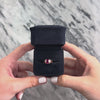 Antique 9k Rosy Yellow Gold 1.96ct Synthetic Ruby Vibrant Solitaire Ring - Video showing the piece
