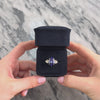 Vintage Large 14k White Gold 6.04ct Tanzanite .51cttw Diamond Sparkling Dimensional Cocktail Ring - Video showing the piece