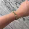 Vintage 14k Yellow & White Gold 2.77cttw Diamond Chic Bubble Statement Bracelet - Video showing the piece