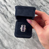 Antique Art Deco 14k White Gold 6.75ct Amethyst Striking Rectangular Openwork Ring - Video showing the piece