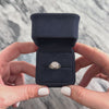 Antique Art Deco 14k White Gold Diamond Open Basketweave Hexagonal Cluster Ring - Video showing the piece