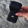 Antique Art Deco 18k White Gold Old European Diamond Stunning Filigree Ring - Video showing the piece