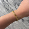 Vintage Italian 14k Yellow Gold Interlocking S-Link Bracelet - Video showing the piece