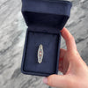 Antique Art Deco 14k White Gold Camphor Glass Old European Cut Diamond Dimensional Enamel Arrows Brooch / Pin - Video showing the piece