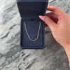 Vintage 14k Yellow Gold 1.3mm Elongated Wheat Chain - Video showing the piece