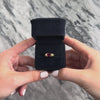 Vintage 14k Yellow Gold 1.35ct Pink Garnet Chic East-West Partial Bezel Ring - Video showing the piece