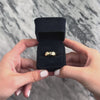 Vintage Substantial 14k Yellow Gold Diamond Sparkling Star-Set Wide Band Ring - Video showing the piece
