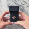 Vintage 14k Yellow Gold 3.45ct Pink Tourmaline Diamond Cocktail Ring - Video showing the piece