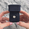 Antique 14k White Gold 1.22cttw Old European Cut Diamond Superb Toi Et Moi Bypass Ring - Video showing the piece