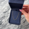 Vintage 14k Yellow Gold 1.4mm (Link) Delicate Cable Adjustable Chain - Video showing the piece
