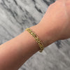 Vintage Italian 14k Yellow Gold Double Interlocking Anchor Bracelet - Video showing the piece