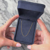 Estate 14k Yellow Gold .85mm Dainty Cable Chain - Video showing the piece
