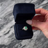 Vintage Platinum 1ct Emerald .5cttw Diamond Art Deco Style Ring - Video showing the piece