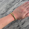 Vintage Italian 14k Yellow Gold Sleek Tubular Snake Chain Bracelet - Video showing the piece