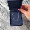 Vintage 14k White Gold 1mm Sparkling Twisted Link Chain - Video showing the piece