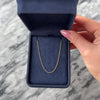 Vintage Italian 14k Yellow Gold 1mm Dainty Cable Chain Chain - Video showing the piece