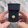 Antique 18k Yellow Gold 1.26cttw Old Mine Cut Diamond Spectacular Swirling Openwork Disc Ring - Video showing the piece