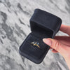 Vintage 14k Yellow Gold 1.2cttw Blue Synthetic Sapphire Flashing Duo Ring - Video showing the piece