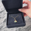 Antique 14k Yellow Gold Blue & Green Turquoise Pearl Fan Charm / Pendant - Video showing the piece