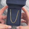 Vintage 14k Yellow Gold Bold Boxy Cable Link 2.8mm Chain - Video showing the piece